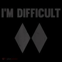 Funny Gift I'm Difficult Double Black Diamond Ski Snowboard Gift Coaster thumb 2