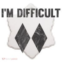 Funny Gift I'm Difficult Double Black Diamond Ski Snowboard Gift Ceramic Ornament thumb 2