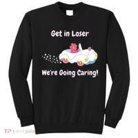 Funny Get In Loser, We're Going Caring Bear Sweatshirt thumb 0
