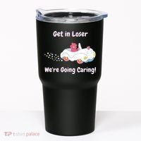 Funny Get In Loser, We're Going Caring Bear Tumbler thumb 0