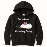 Funny Get In Loser, We're Going Caring Bear Kids Hoodie thumb 0