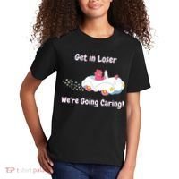 Funny Get In Loser, We're Going Caring Bear Kids T-Shirt thumb 2