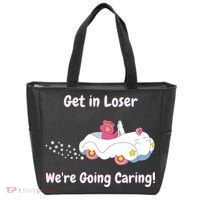 Funny Get In Loser, We're Going Caring Bear Tote Bag thumb 0