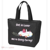Funny Get In Loser, We're Going Caring Bear Tote Bag thumb 3