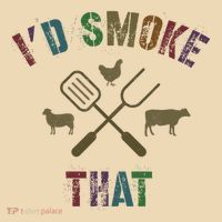 Funny Grilling ID Smoke That Grill Daddy Pit Meat Squad Tote Bag thumb 4