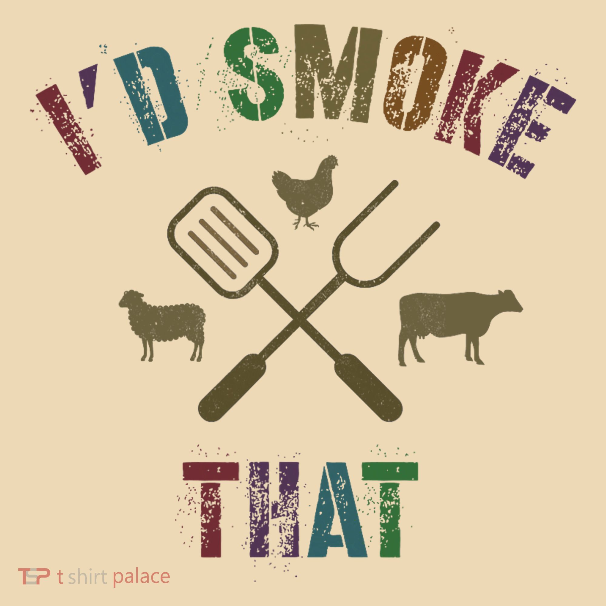 Funny Grilling ID Smoke That Grill Daddy Pit Meat Squad Tote Bag