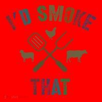 Funny Grilling ID Smoke That Grill Daddy Pit Meat Squad Santa Hat thumb 1