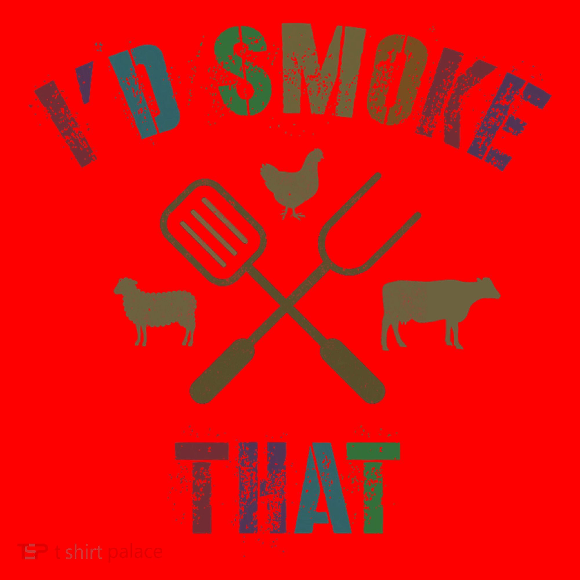 Funny Grilling ID Smoke That Grill Daddy Pit Meat Squad Santa Hat