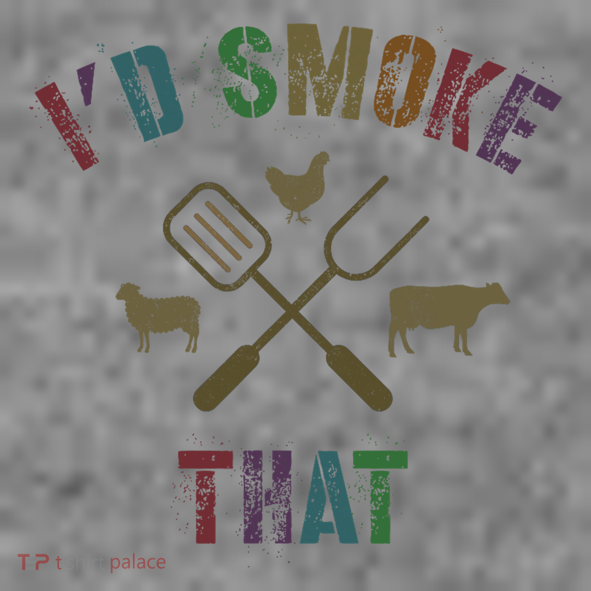 Funny Grilling ID Smoke That Grill Daddy Pit Meat Squad Toddler Hoodie