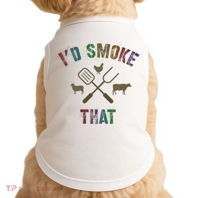 Funny Grilling ID Smoke That Grill Daddy Pit Meat Squad Doggie Tank