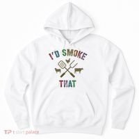 Funny Grilling ID Smoke That Grill Daddy Pit Meat Squad Hoodie thumb 0
