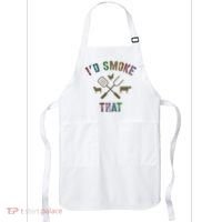 Funny Grilling ID Smoke That Grill Daddy Pit Meat Squad Apron thumb 0