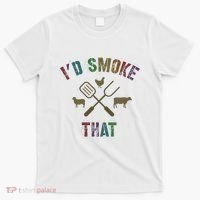 Funny Grilling ID Smoke That Grill Daddy Pit Meat Squad T-Shirt thumb 0