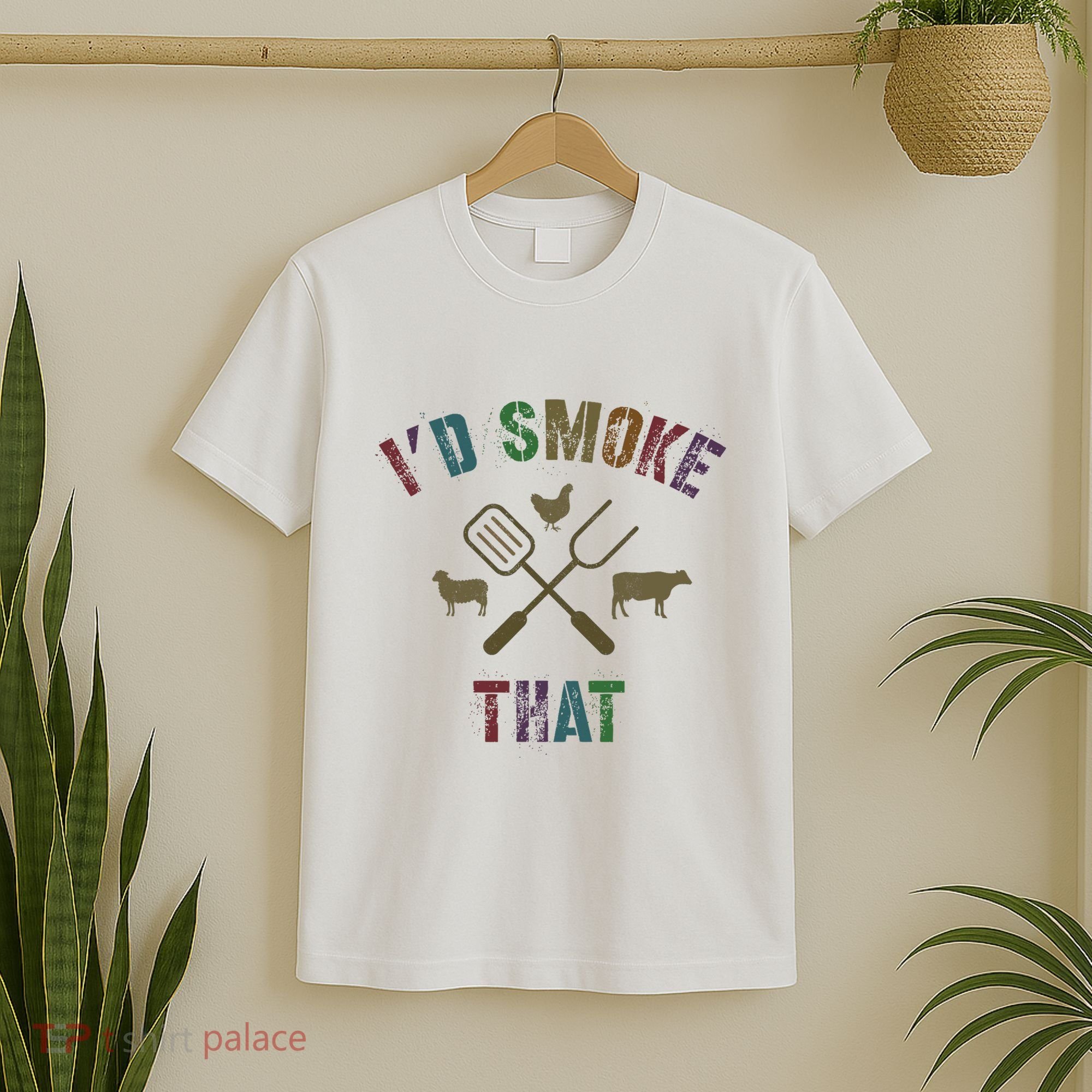 Funny Grilling ID Smoke That Grill Daddy Pit Meat Squad T-Shirt