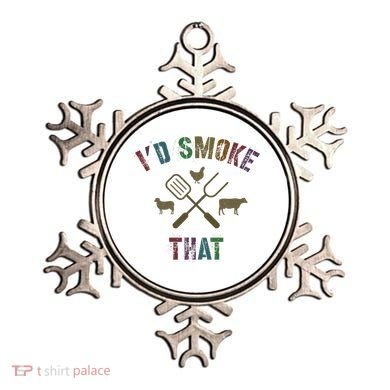 Funny Grilling ID Smoke That Grill Daddy Pit Meat Squad Ornament