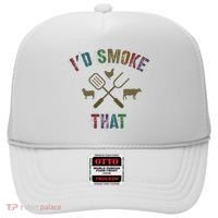 Funny Grilling ID Smoke That Grill Daddy Pit Meat Squad Hat thumb 0