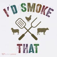 Funny Grilling ID Smoke That Grill Daddy Pit Meat Squad Women's T-Shirt thumb 6