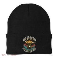 Funny Get In Loser We're Doing Butt Stuff Alien Ufo Beanie thumb 0