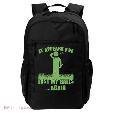 Funny Golf It Appears Ive Lost My Balls Again Backpack