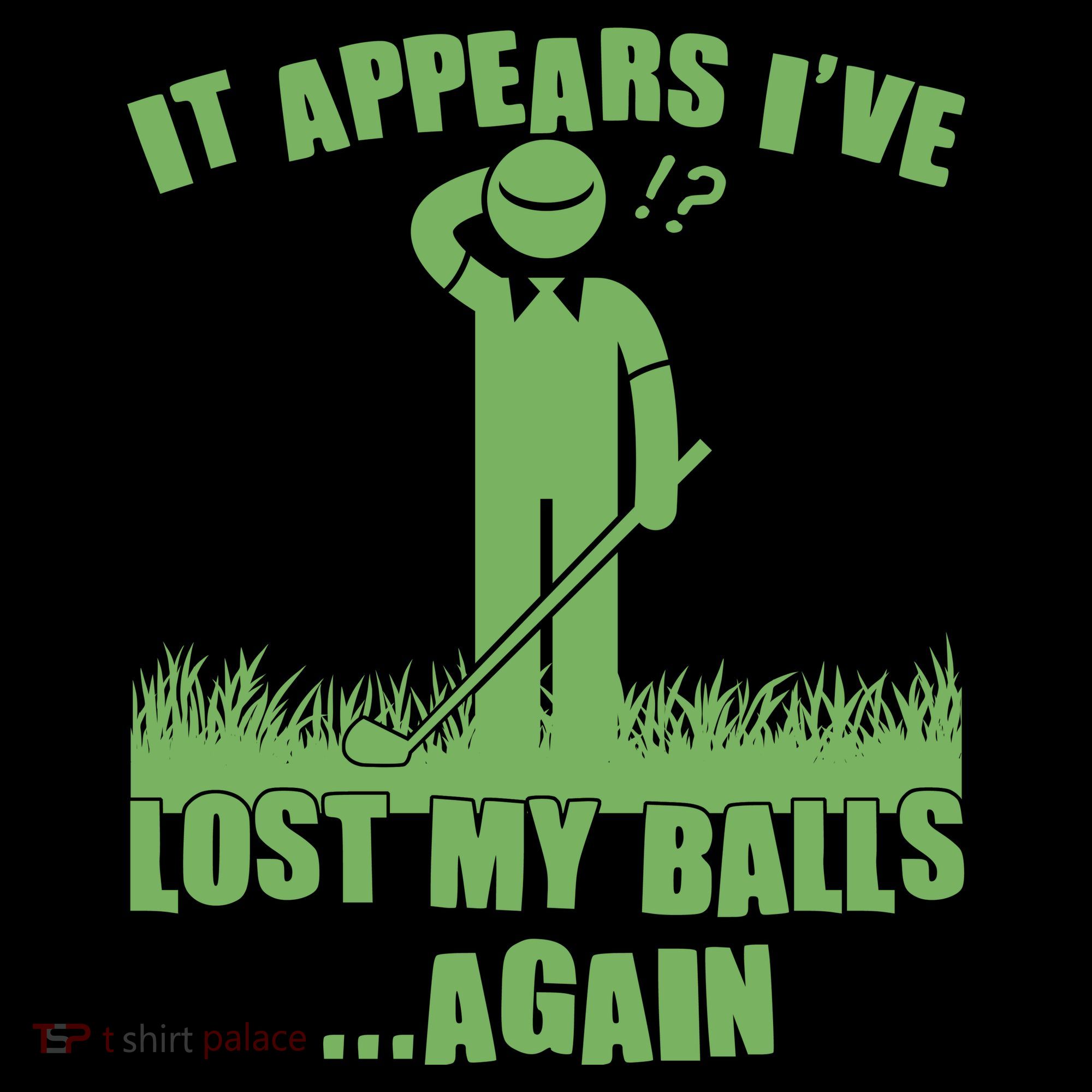Funny Golf It Appears Ive Lost My Balls Again Coaster