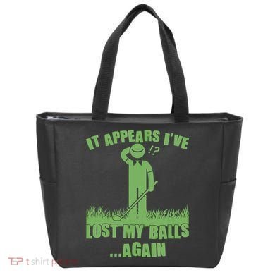 Funny Golf It Appears Ive Lost My Balls Again Tote Bag