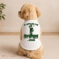 Funny Golf It Appears Ive Lost My Balls Again Doggie Tank thumb 2
