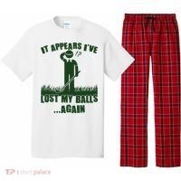 Funny Golf It Appears Ive Lost My Balls Again Pajama Set thumb 0