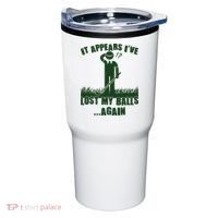 Funny Golf It Appears Ive Lost My Balls Again Tumbler thumb 0