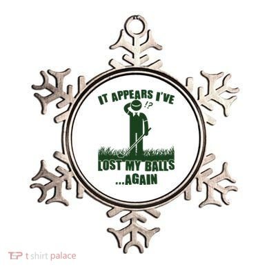 Funny Golf It Appears Ive Lost My Balls Again Ornament