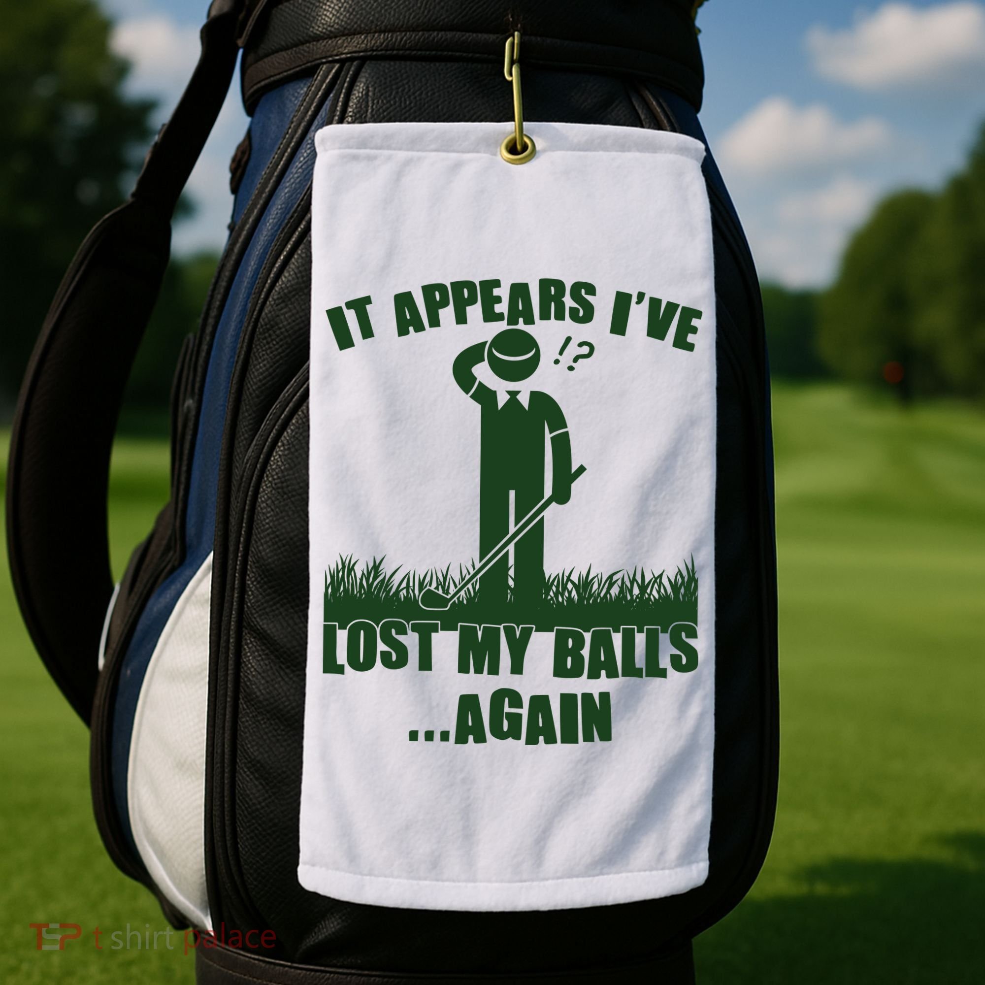 Funny Golf It Appears Ive Lost My Balls Again Golf Towel