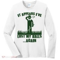 Funny Golf It Appears Ive Lost My Balls Again Women's Long Sleeve Shirt thumb 0