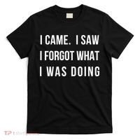 Funny Gift I Came I Saw I Forgot What I Was Doing Sarcastic Gift T-Shirt thumb 0