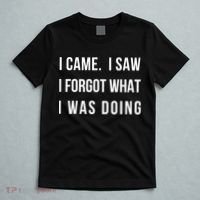 Funny Gift I Came I Saw I Forgot What I Was Doing Sarcastic Gift T-Shirt thumb 5