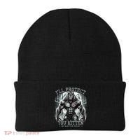 Funny Graphic ILl Protect You Kitten Alpha Wolf Beanie thumb 0