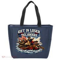Funny Get In Loser We're Crossing The Delaware Tote Bag thumb 0