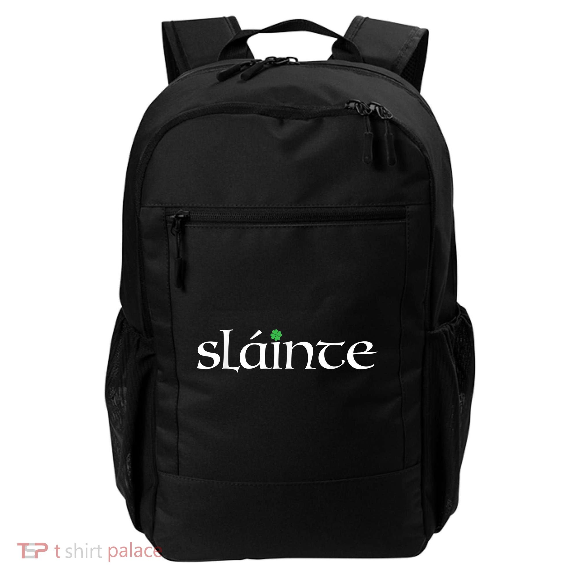 Funny Gift Irish Gaelic Slainte Gift Backpack