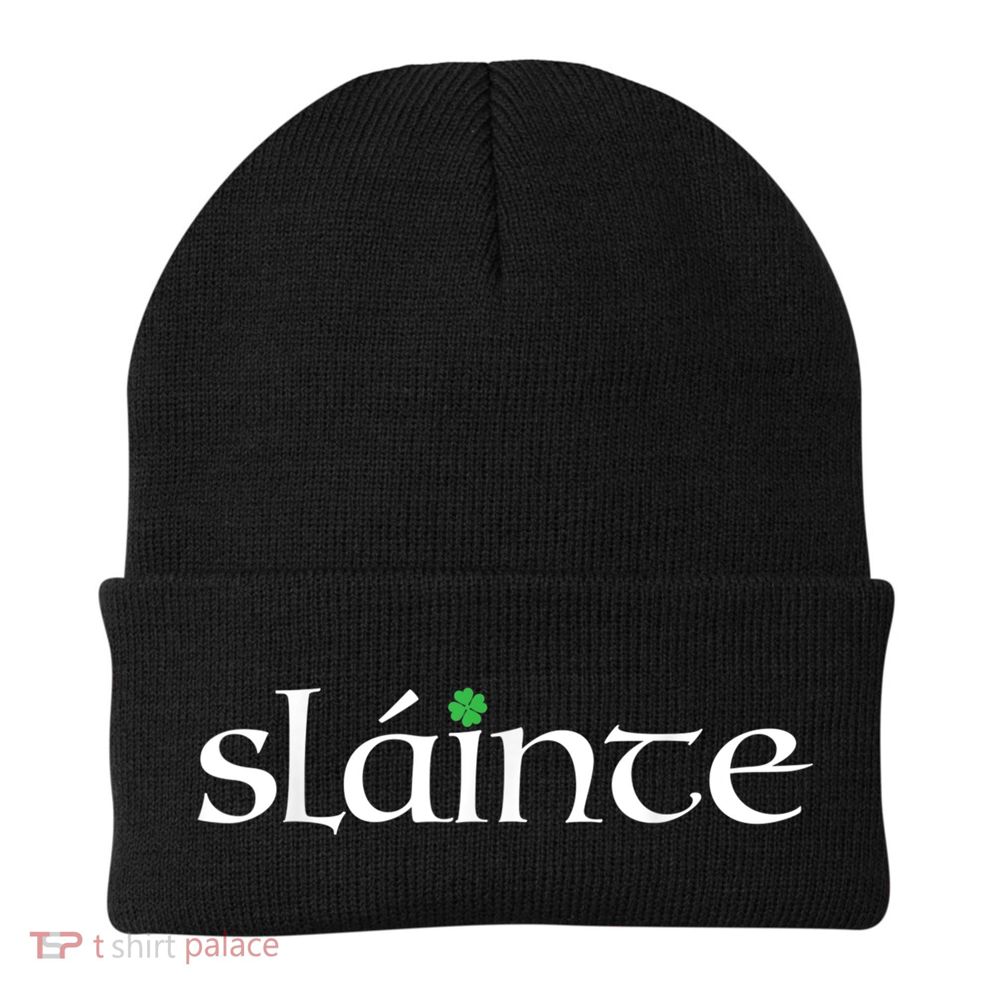 Funny Gift Irish Gaelic Slainte Gift Beanie