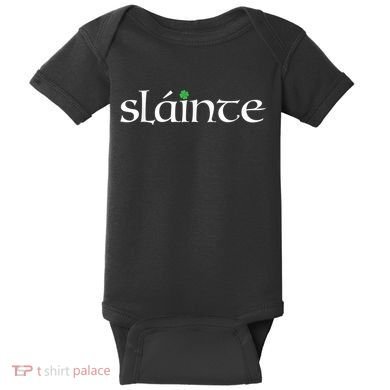 Funny Gift Irish Gaelic Slainte Gift Baby Bodysuit