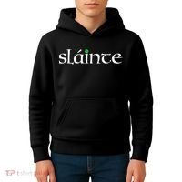 Funny Gift Irish Gaelic Slainte Gift Kids Hoodie thumb 4