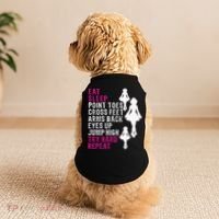Funny Girl Irish Dance Gift, Eat Sleep Repeat Doggie Tank thumb 2