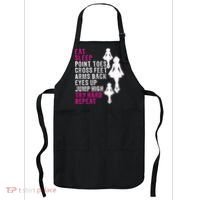 Funny Girl Irish Dance Gift, Eat Sleep Repeat Apron thumb 0