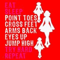 Funny Girl Irish Dance Gift, Eat Sleep Repeat Santa Hat thumb 1