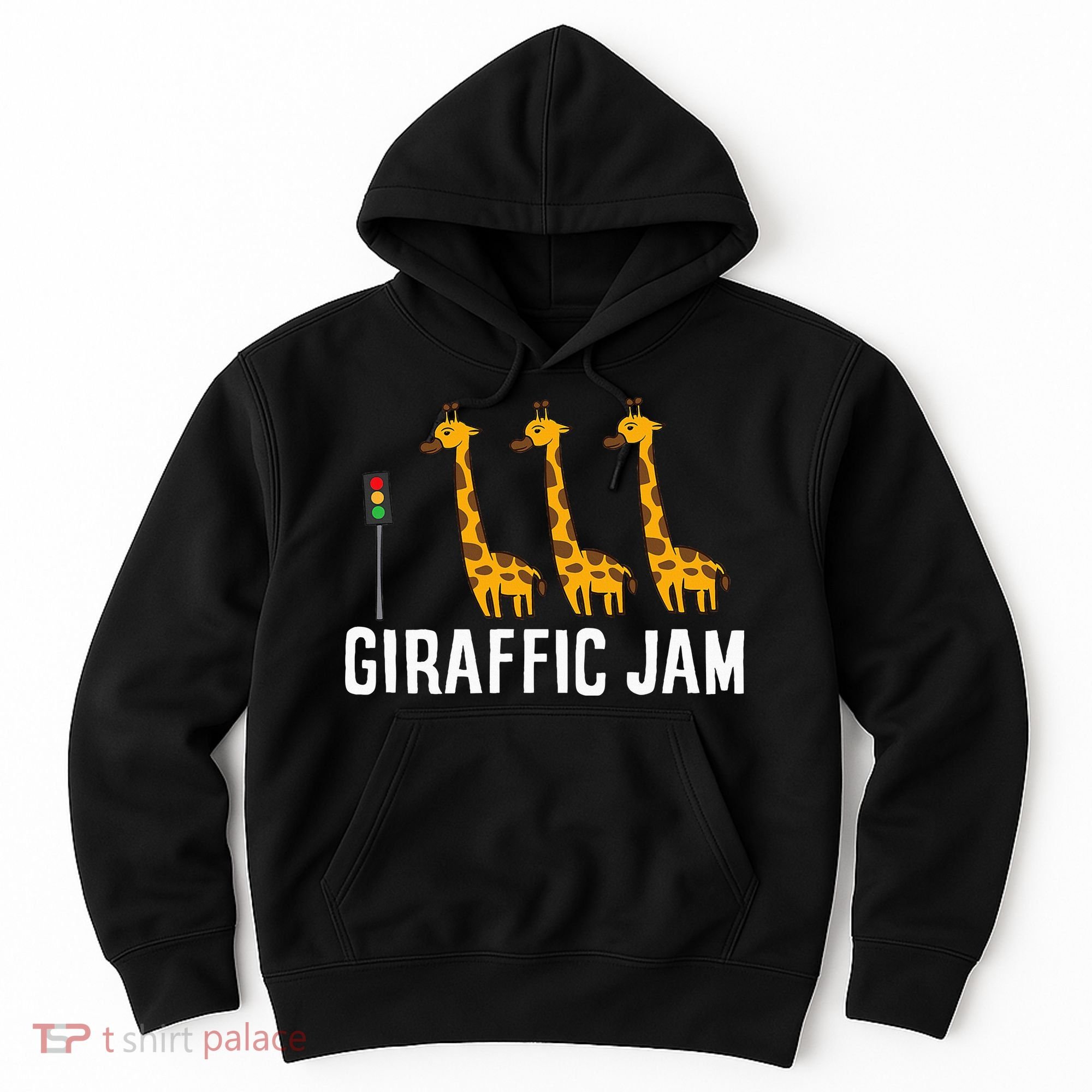 Funny Giraffic Jam Cute Giraffe Giraffe Pun Cute Giraffe Hoodie