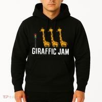 Funny Giraffic Jam Cute Giraffe Giraffe Pun Cute Giraffe Hoodie thumb 2