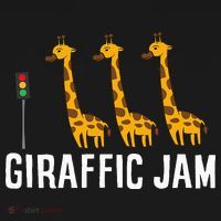 Funny Giraffic Jam Cute Giraffe Giraffe Pun Cute Giraffe Hoodie thumb 7