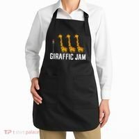Funny Giraffic Jam Cute Giraffe Giraffe Pun Cute Giraffe Apron thumb 2