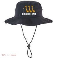 Funny Giraffic Jam Cute Giraffe Giraffe Pun Cute Giraffe Bucket Hat thumb 0