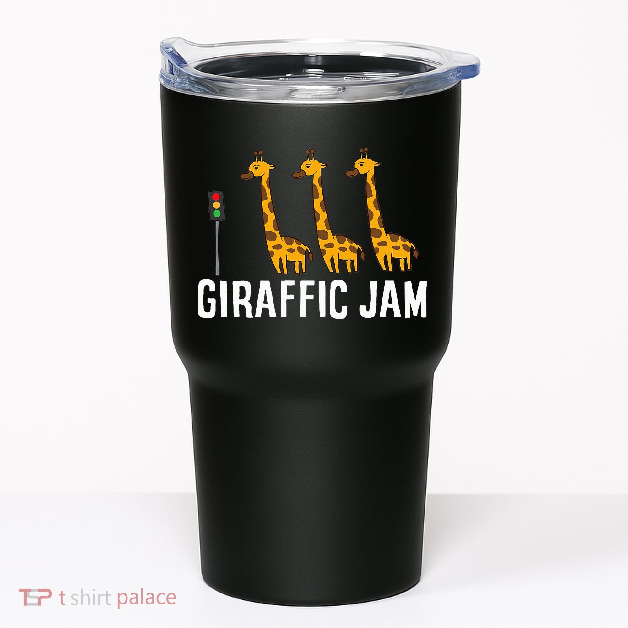 Funny Giraffic Jam Cute Giraffe Giraffe Pun Cute Giraffe Tumbler