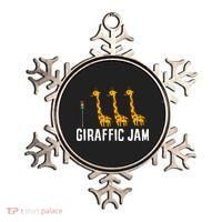 Funny Giraffic Jam Cute Giraffe Giraffe Pun Cute Giraffe Ornament thumb 0