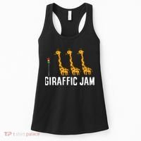 Funny Giraffic Jam Cute Giraffe Giraffe Pun Cute Giraffe Women's Tank Top thumb 0